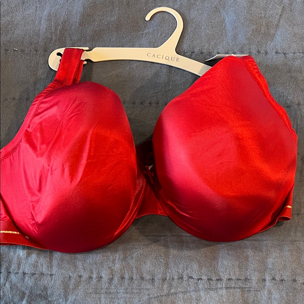 Cacique Modern Collection Red Bra 44D